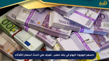 «سعر اليورو» اليوم في بنك مصر.. تعرف على أحدث أسعار الثلاثاء